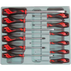 12pc MD TT-MV+ FL-PH-PZ Screwdriver Set